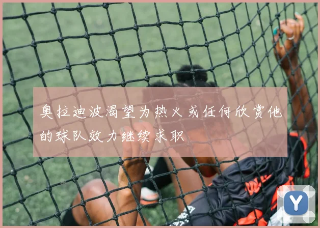 奥拉迪波渴望为热火或任何欣赏他的球队效力继续求职