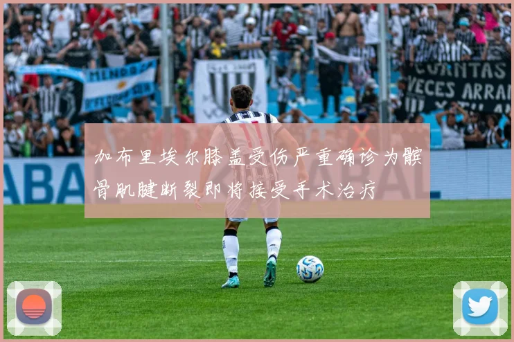 加布里埃尔膝盖受伤严重确诊为髌骨肌腱断裂即将接受手术治疗
